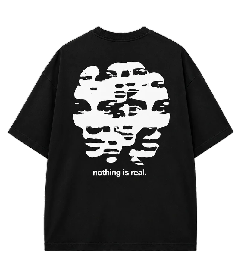 NOTHING IS REAL, zwart
